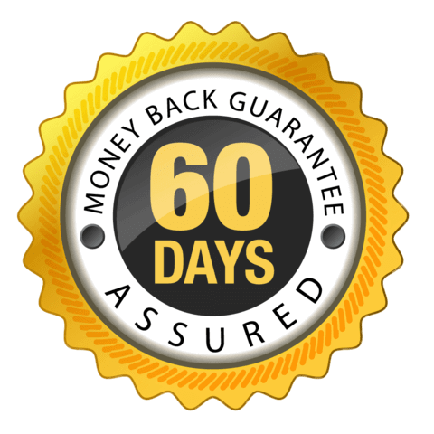 60 days money back guarantee